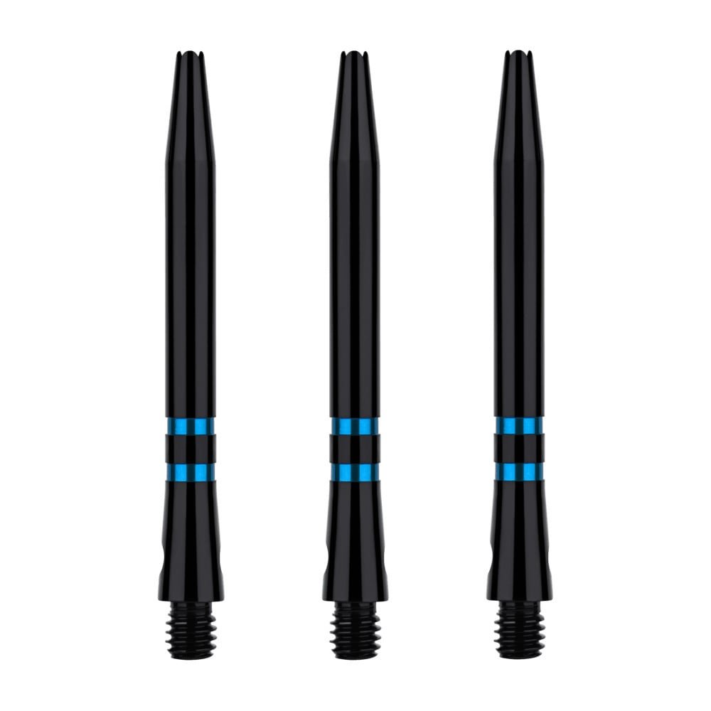 ONE80 TC Alu  Black Blue Darts Shafts