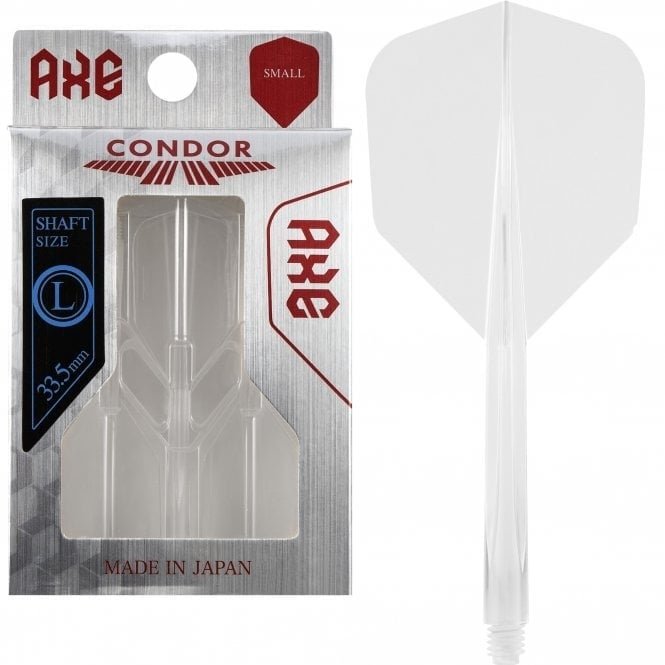 [Tweedekans]Condor Axe Flight System - Small Clear-Long - Dart Flights