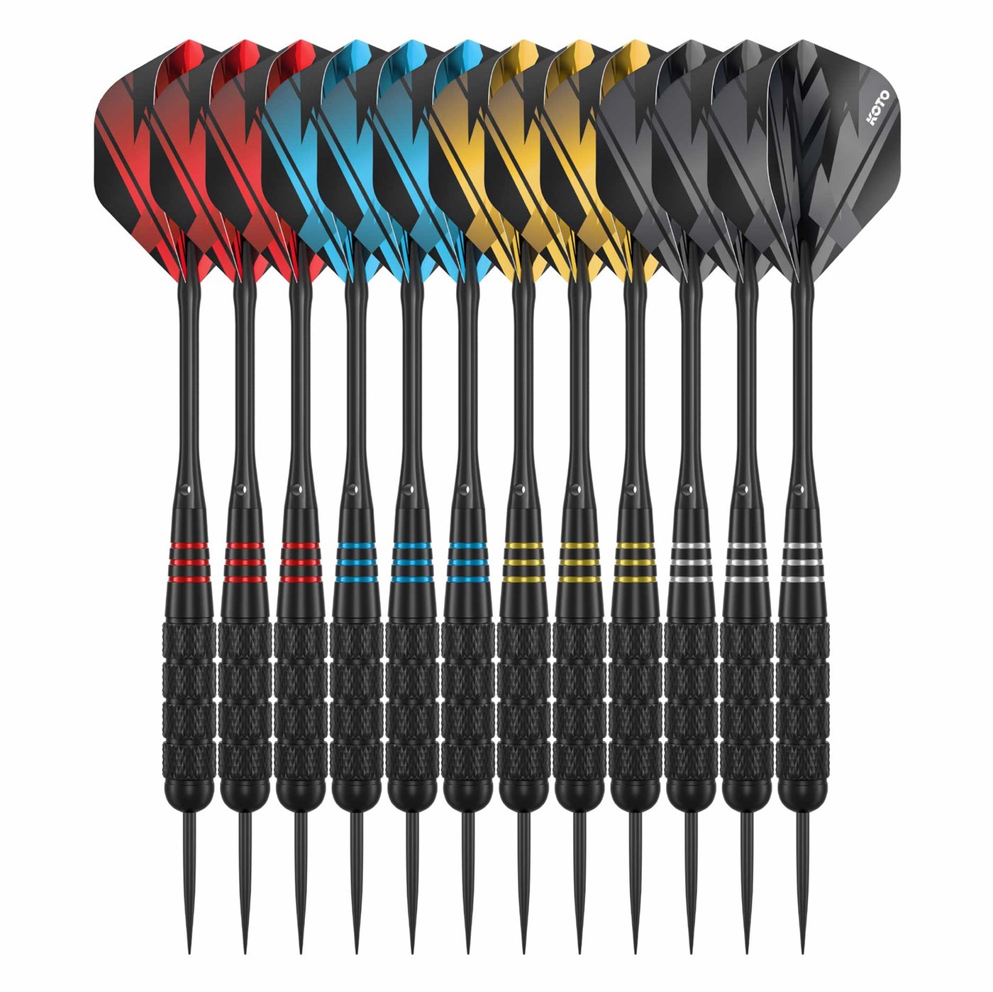 KOTO Brass Multiset - 12 Darts - 23 Gram - Dartpijlen