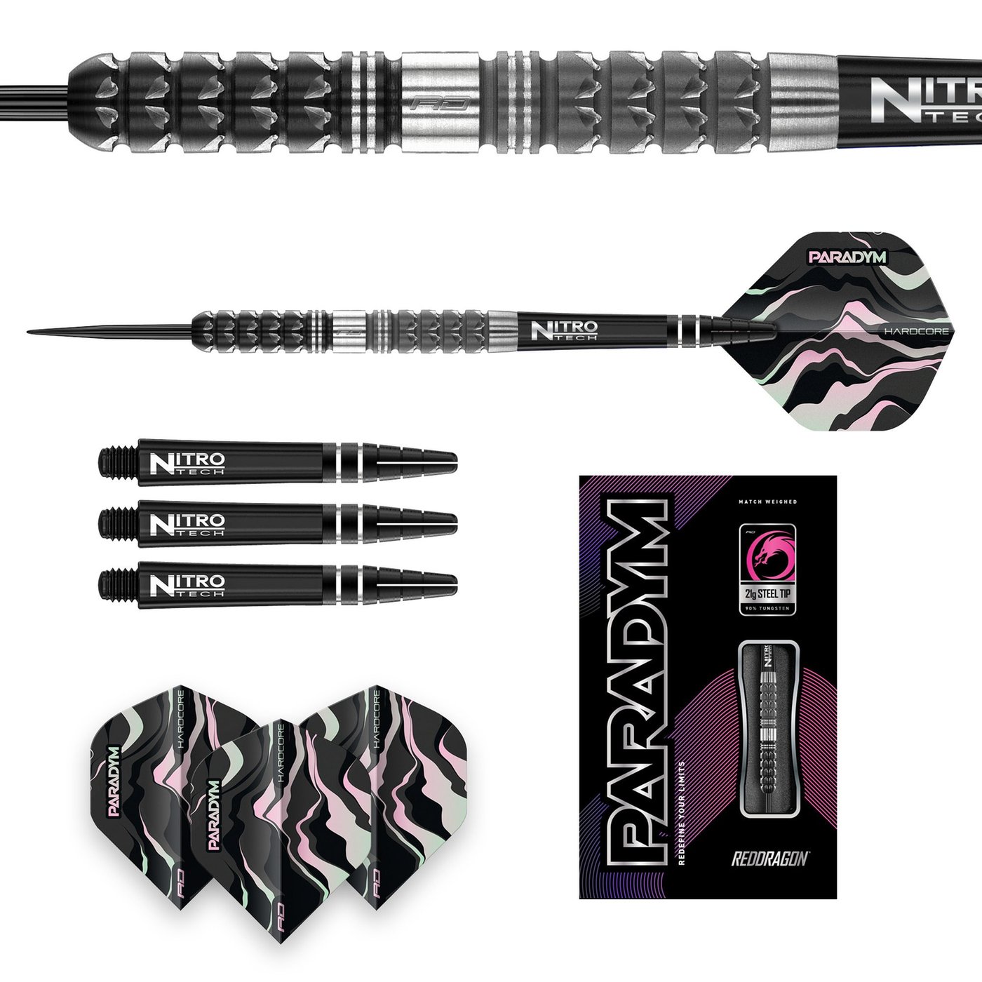 Red Dragon Paradym Tapered 90% Darts