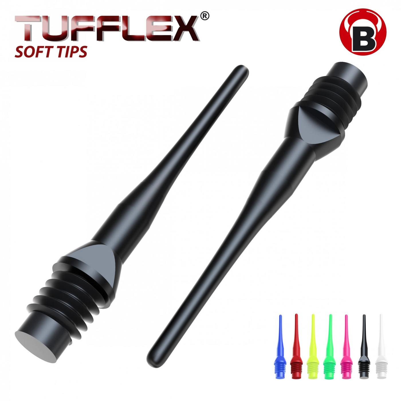 BULL'S Tufflex Soft Tips 1000 Pieces