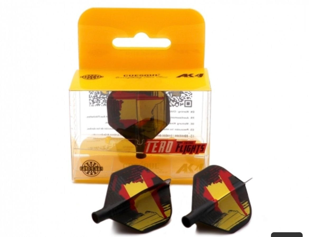 Cuesoul - Tero System AK4 - Spanish Flag Standard Darts Flights