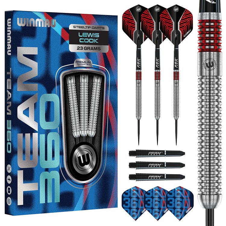 [Tweedekans] Winmau Team 360 Lewis Cook 90%-23gram