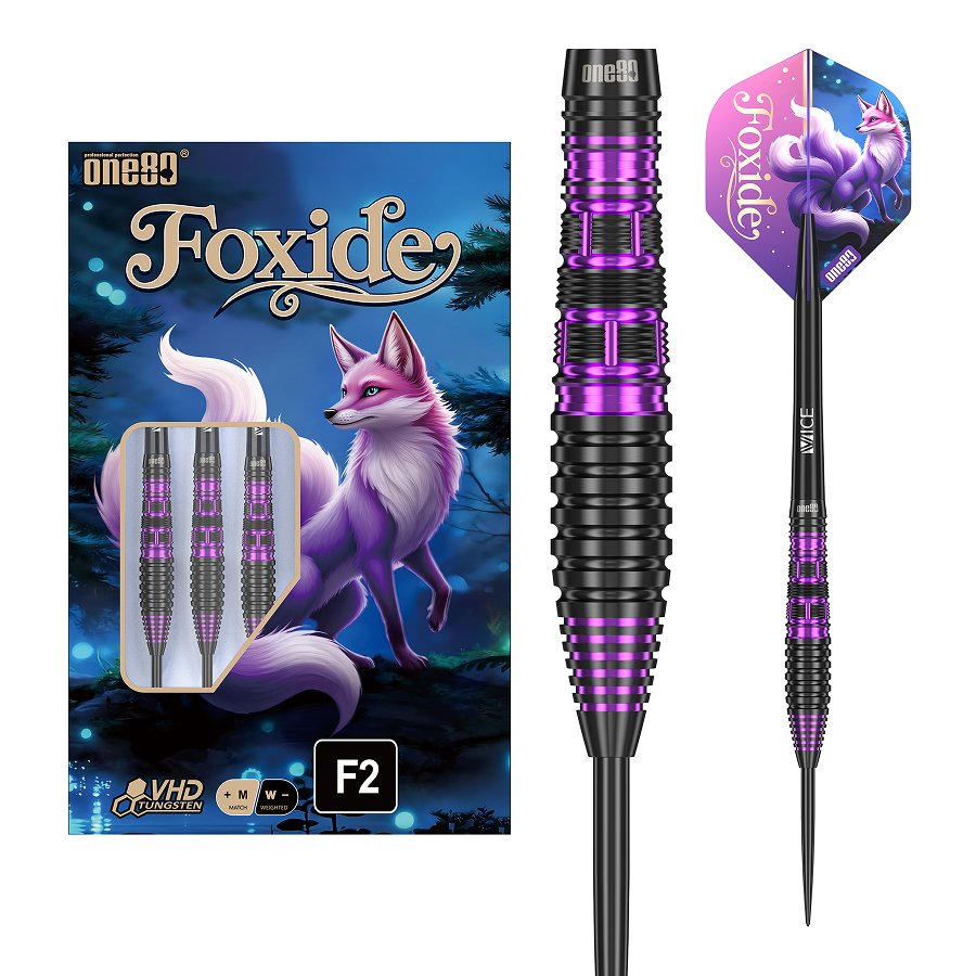 ONE80 Foxide 02 90% Steel Tip Darts - Dartshopper