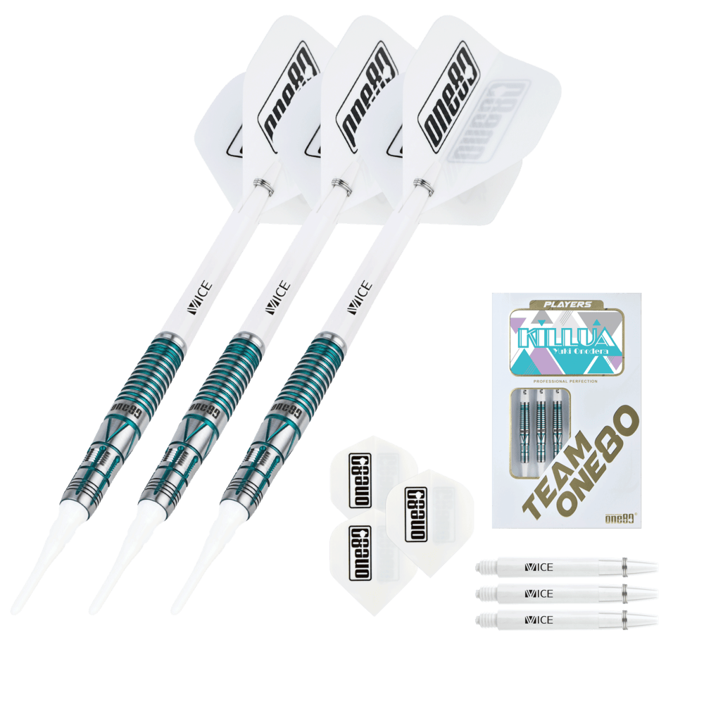 ONE80 Yuki Onodera Blue 90% Soft Tip Darts