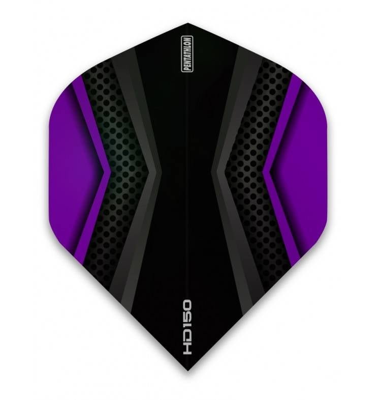Pentathlon HD150 Black-Purple Darts Flights