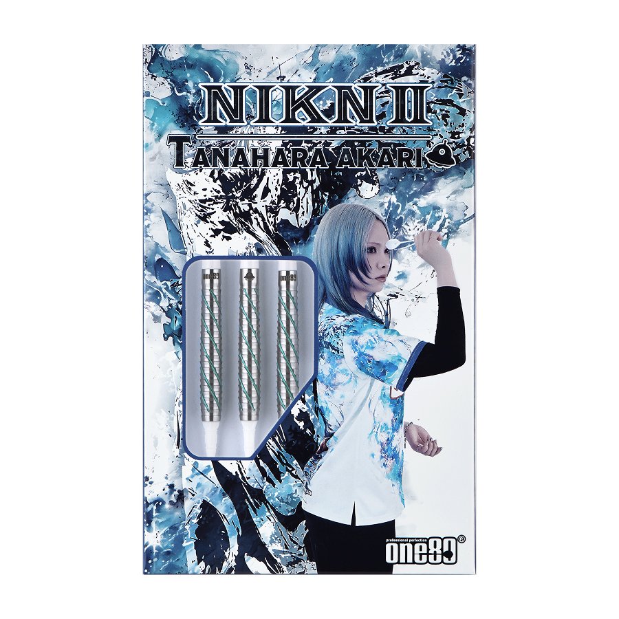 DARTSLIVE 40th Anniversary Card(エイリやん) ONE80 Akari Tanahara V2 Emerald 90% - Soft Tip Darts - Dartshopper.eu