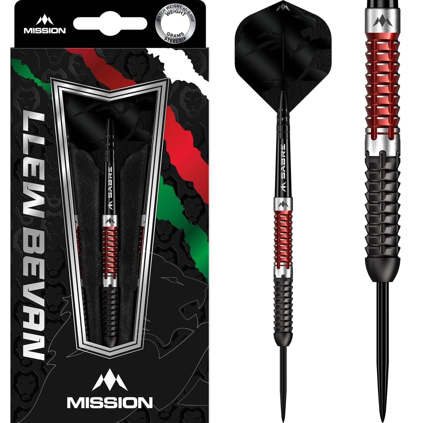 Mission Llew Bevan 90% - Steel Tip Darts