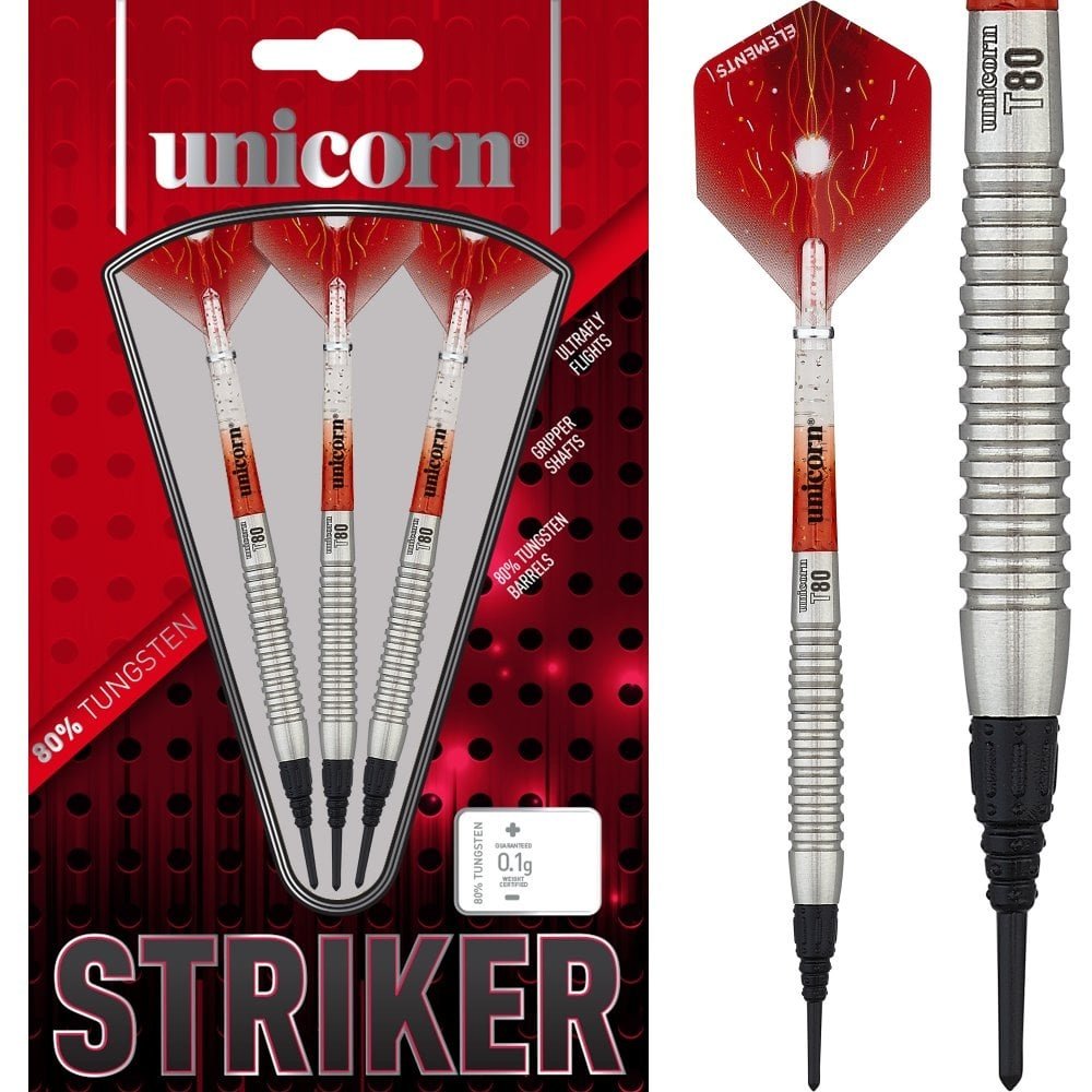 Unicorn Core XL Striker 5 80% - Soft Tip Darts - Dartshopper.eu
