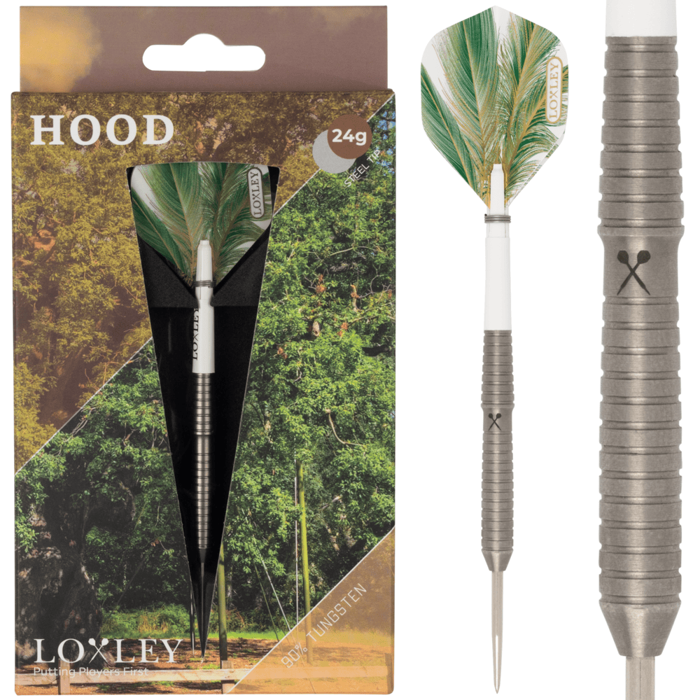 Dardos Loxley Hood 90% Punta de Acero