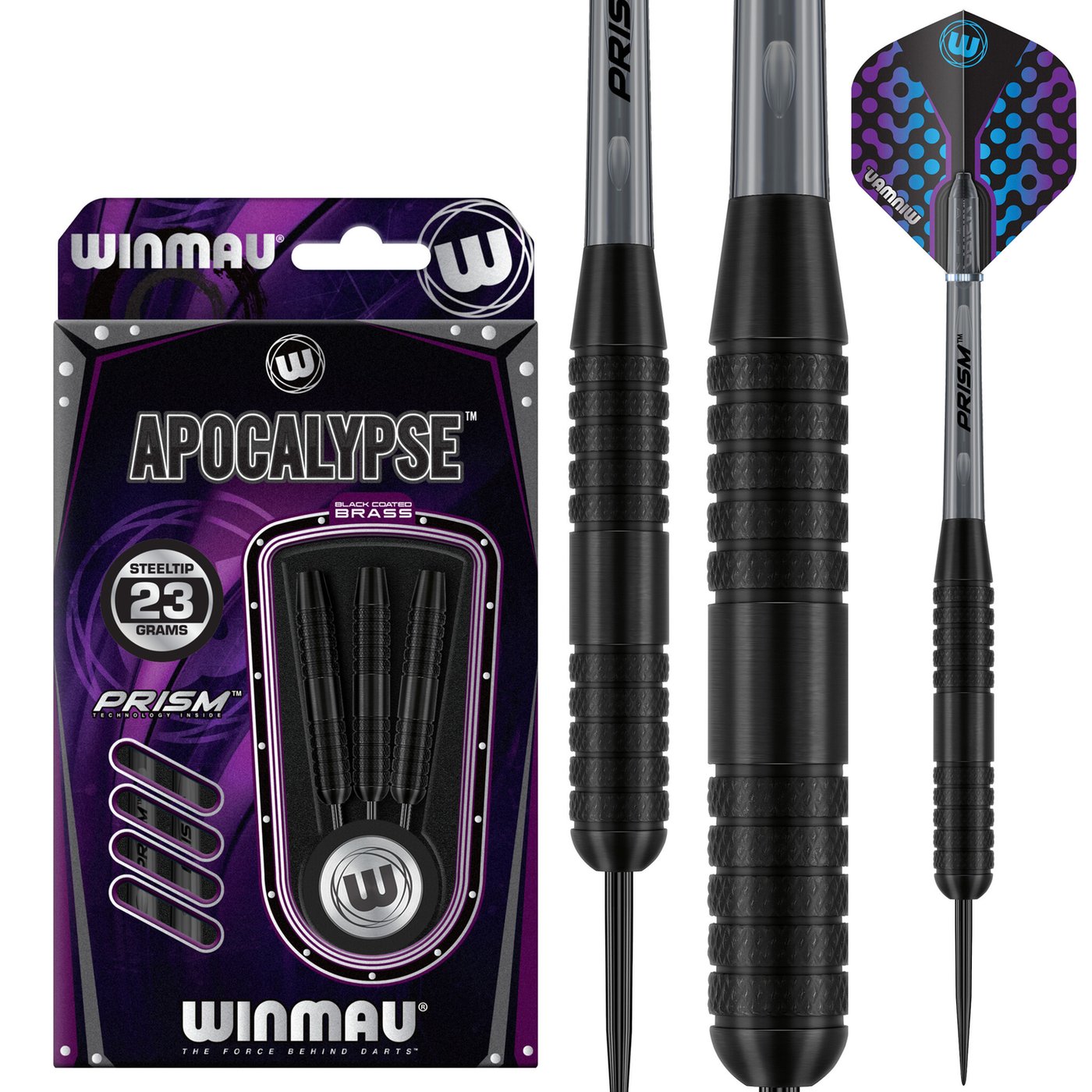 Dardos Winmau Apocalypse 3 Brass Punta de Acero