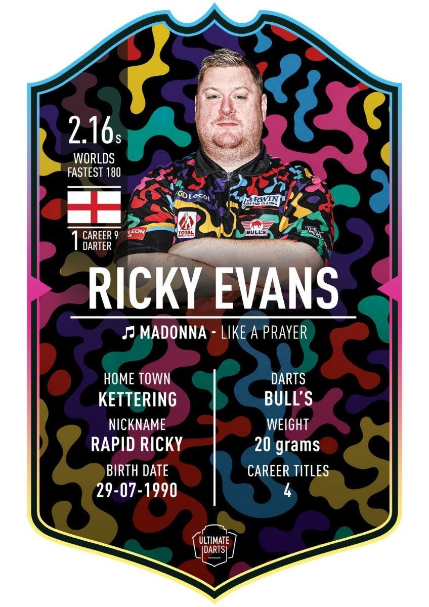 Ultimate Card Ricky Evans 2026