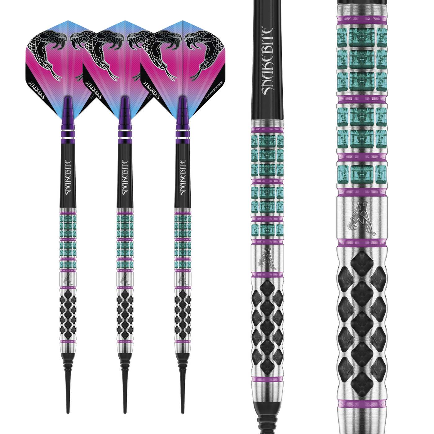 Red Dragon Peter Wright Supa Venom 90% Soft Tip Darts