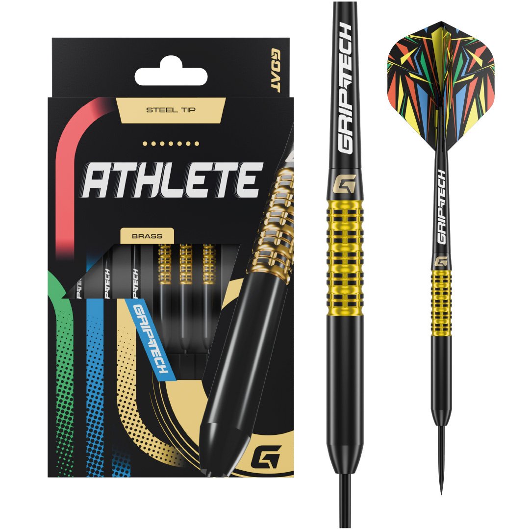 GOAT Athlete Yellow Brass Darts