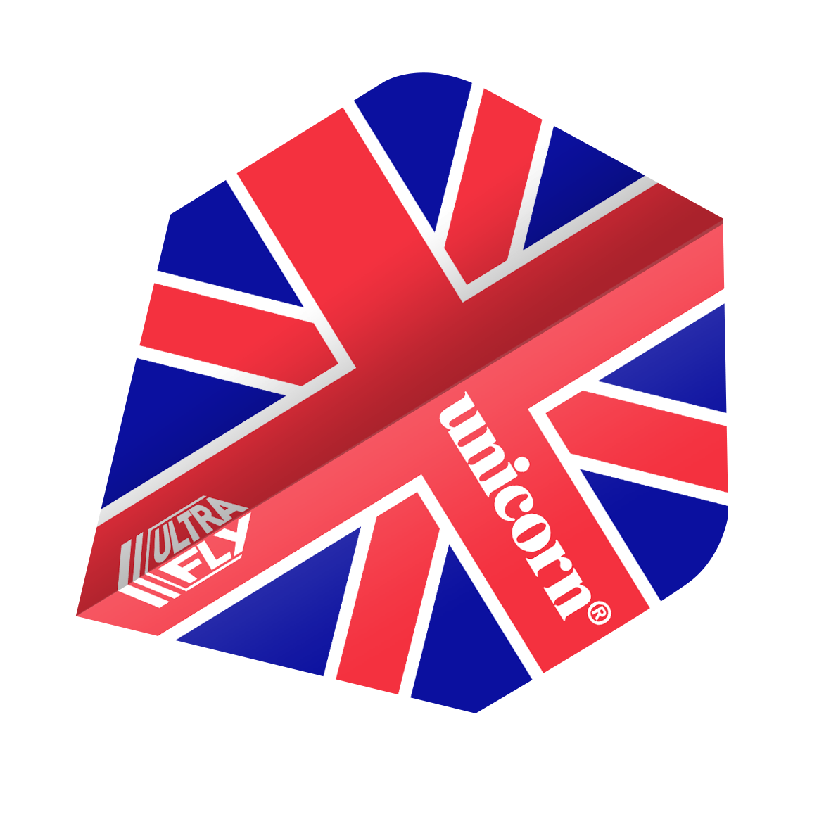 Unicorn Ultrafly Union Jack Flag PLUS Darts Flights
