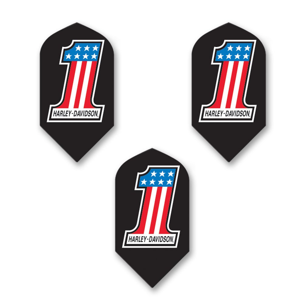 DW Harley Davidson USA #1 Slim Darts Flights