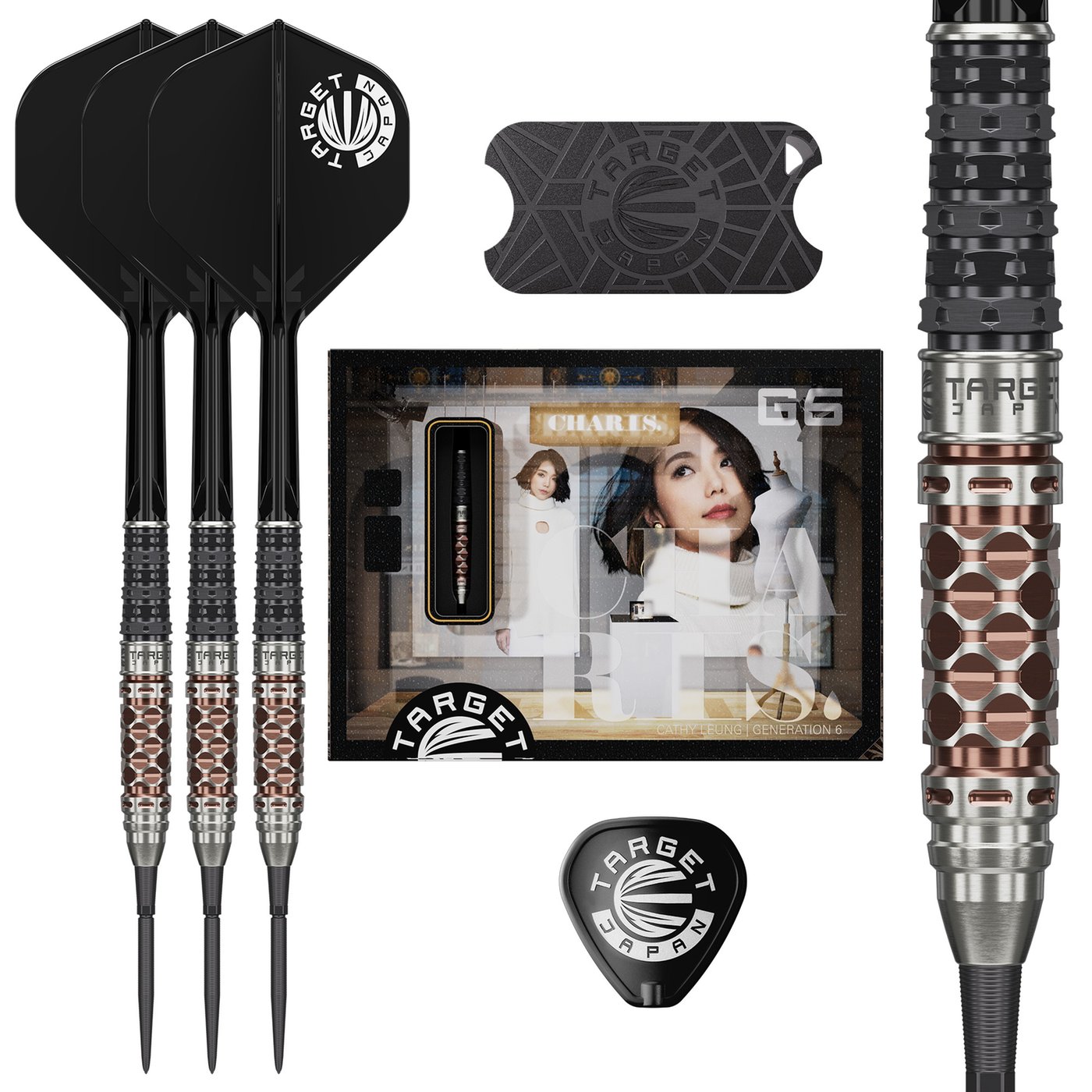 Target Japan Cathy Leung Charis G6 Swiss Point 90% - Steel Tip Darts
