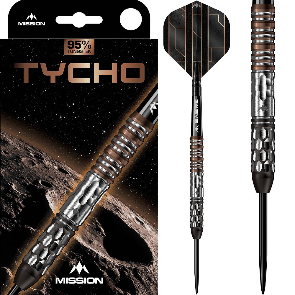Mission Tycho 95% Freccette Steel Darts