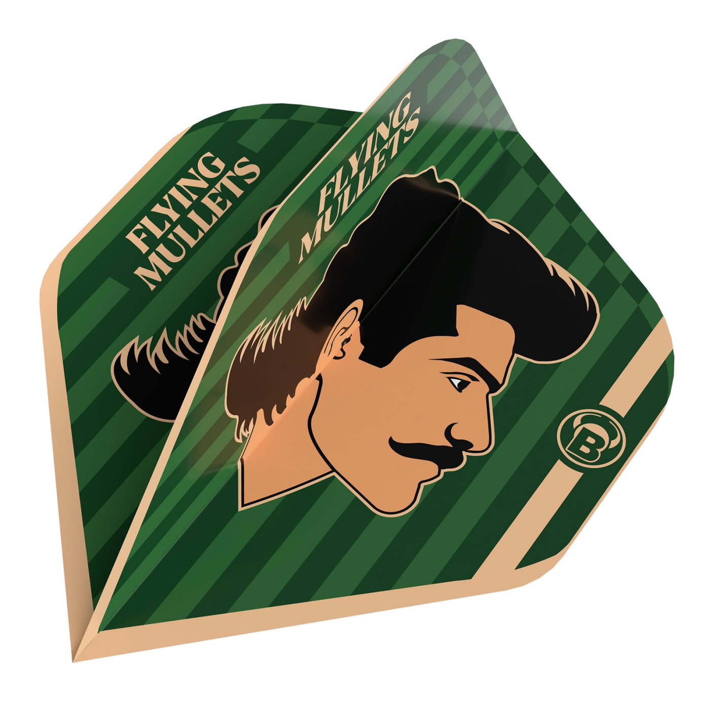 BULL'S Powerflite Flying Mullett NO2  - Dart Flights