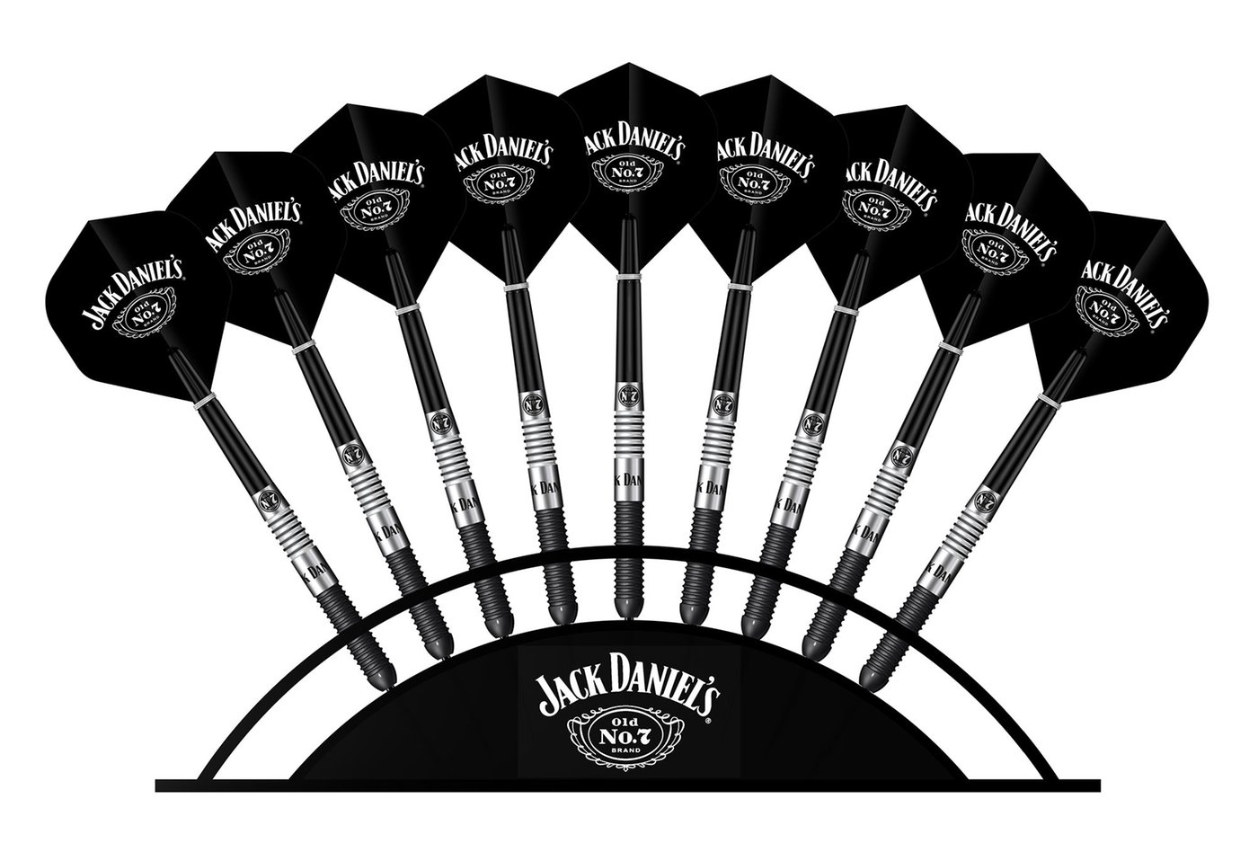 Jack Daniels 9 Darts Display
