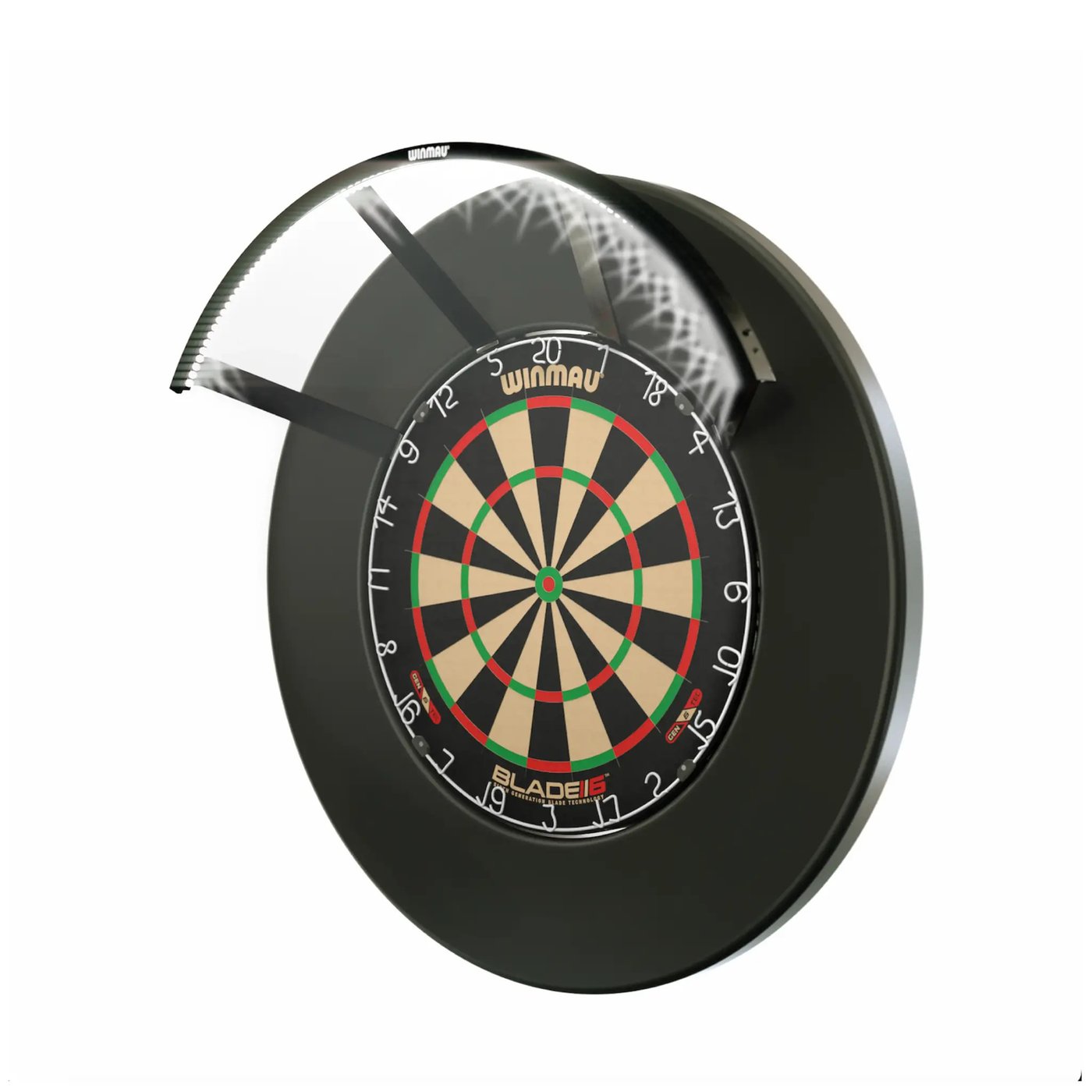 Winmau Blade 6 + Winmau Polaris + PU Surround Black