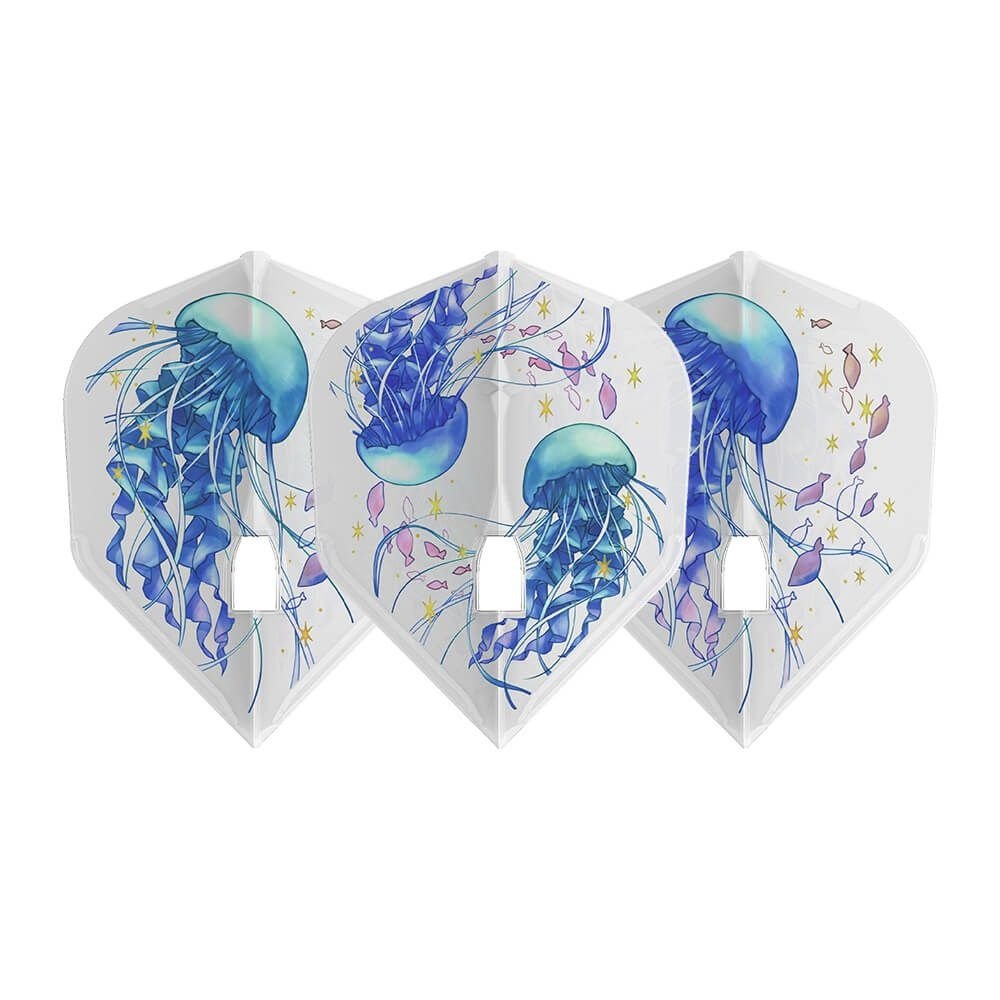 L-Style L3 Shape ALC Komori Mari ver.1 Clear White Darts Flights