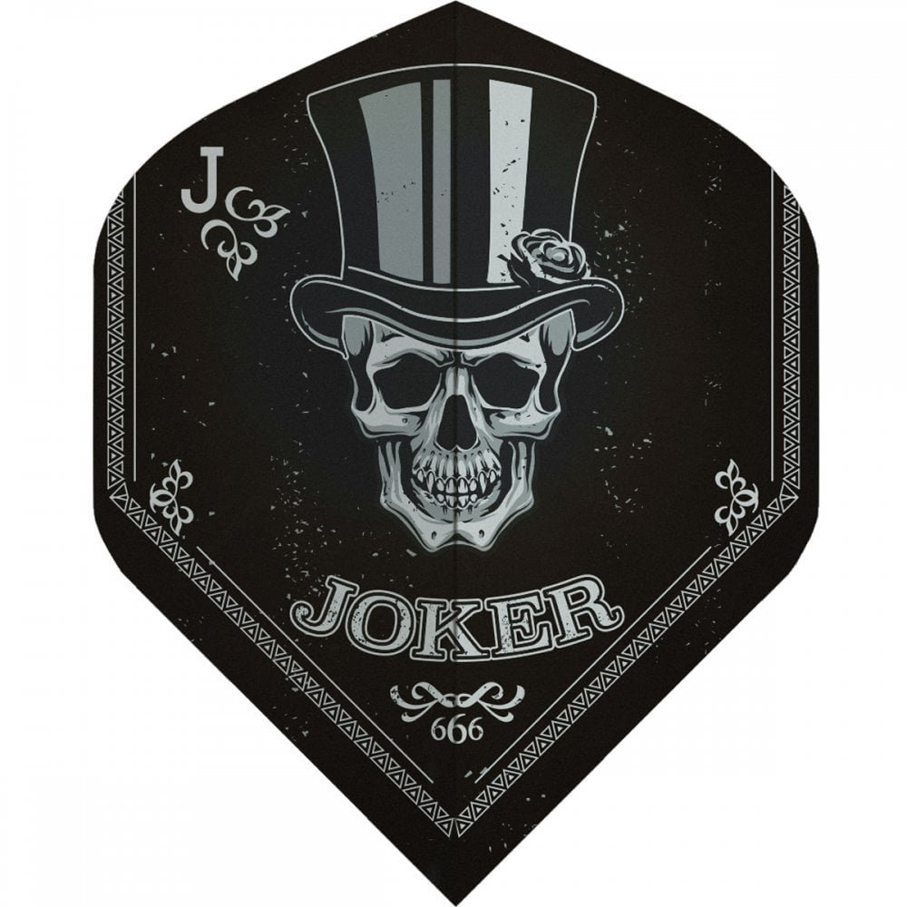 Designa Black - Joker NO2 Darts Flights