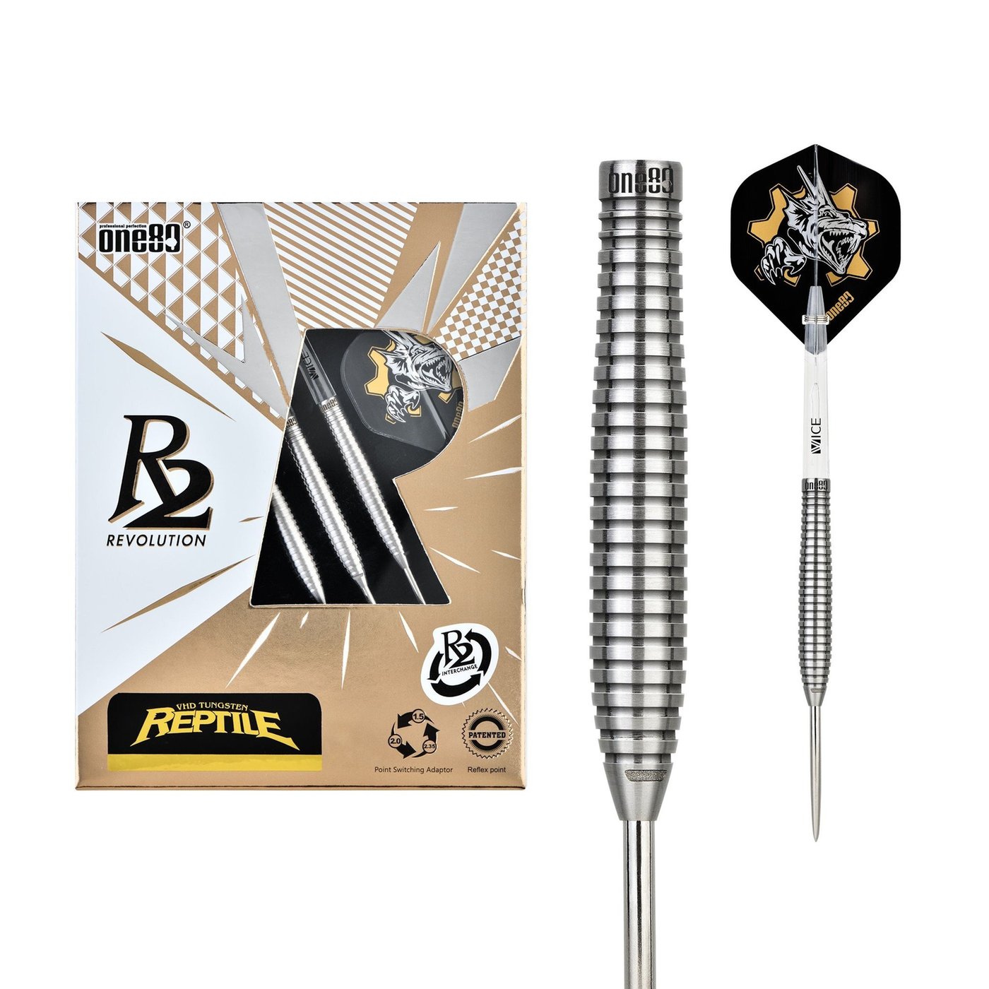 ONE80 R2 Interchange RE-Ptile 90% Darts