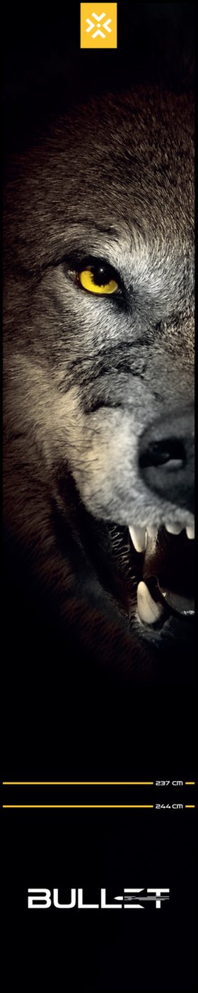 Bullet Carpet Fang Dartmat 300 x 60