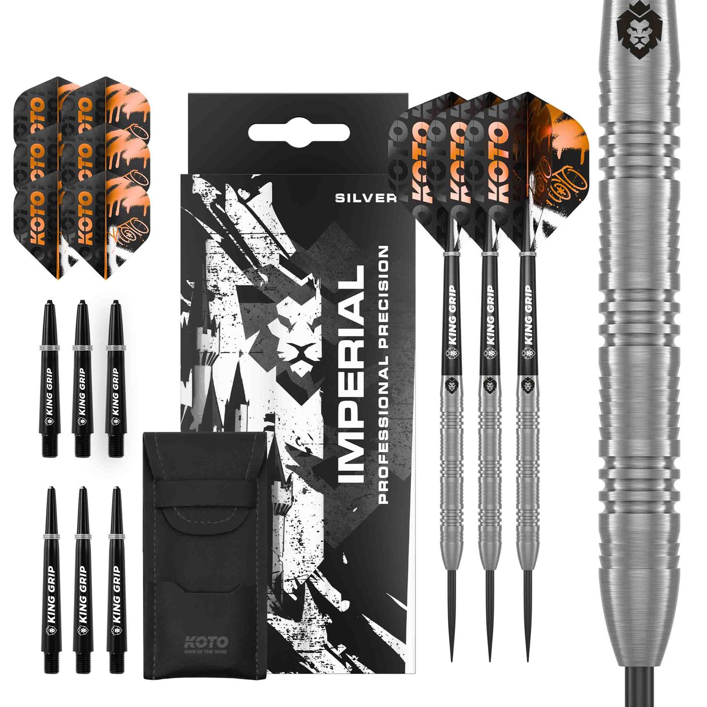 KOTO Imperial Silver 80% - Šipky Steel