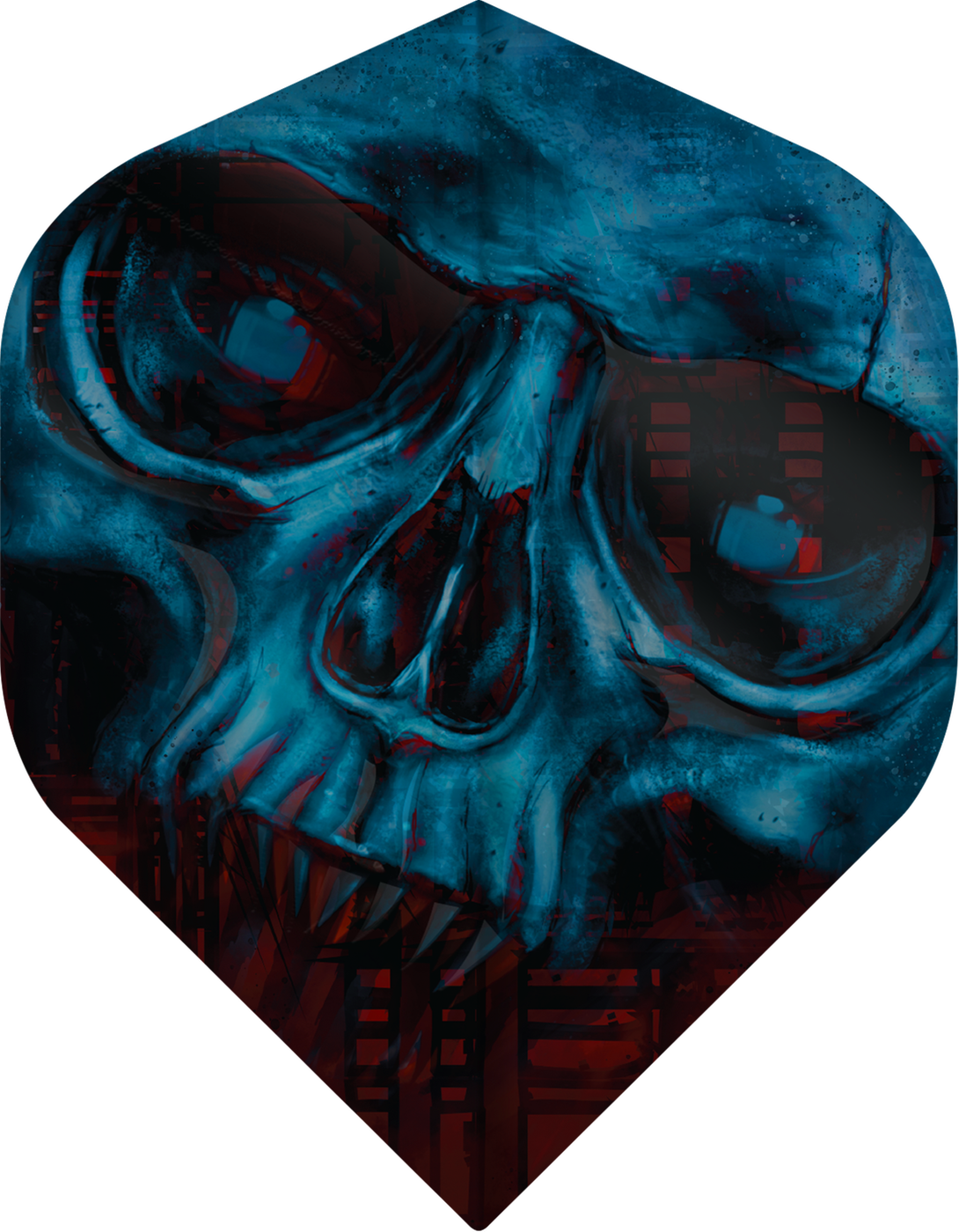 Designa Horror Show - Zombie Skull NO2 - Dart Flights