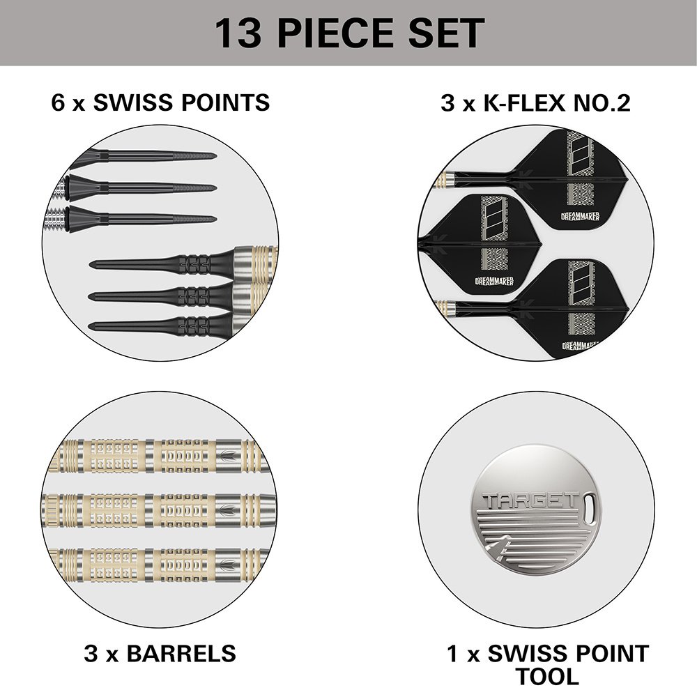 Target Dimitri van den Bergh 95K 95% - Soft Tip Darts
