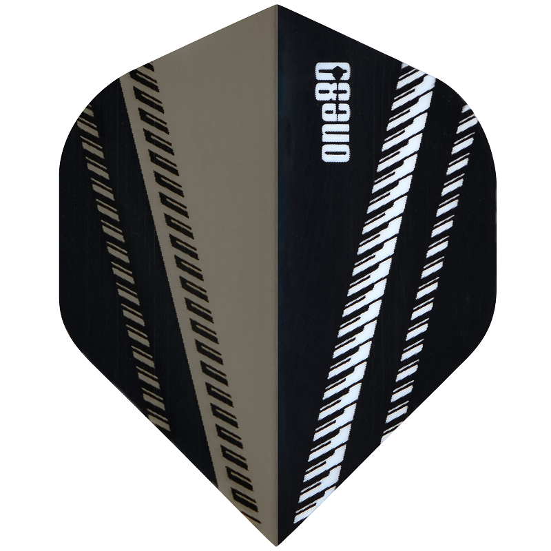 ONE80 V-Flow Grey Darts Flights