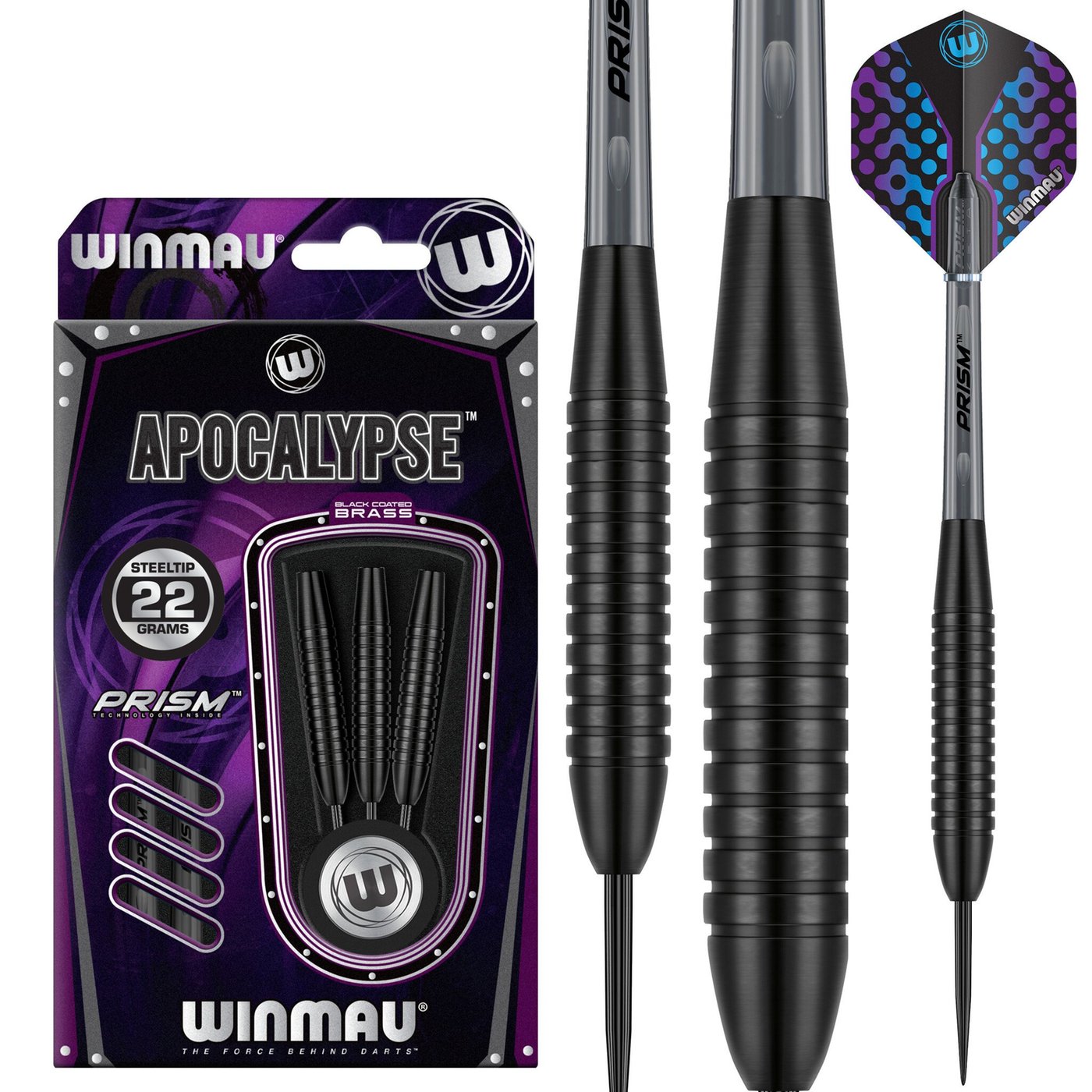 Dardos Winmau Apocalypse 2 Brass Punta de Acero