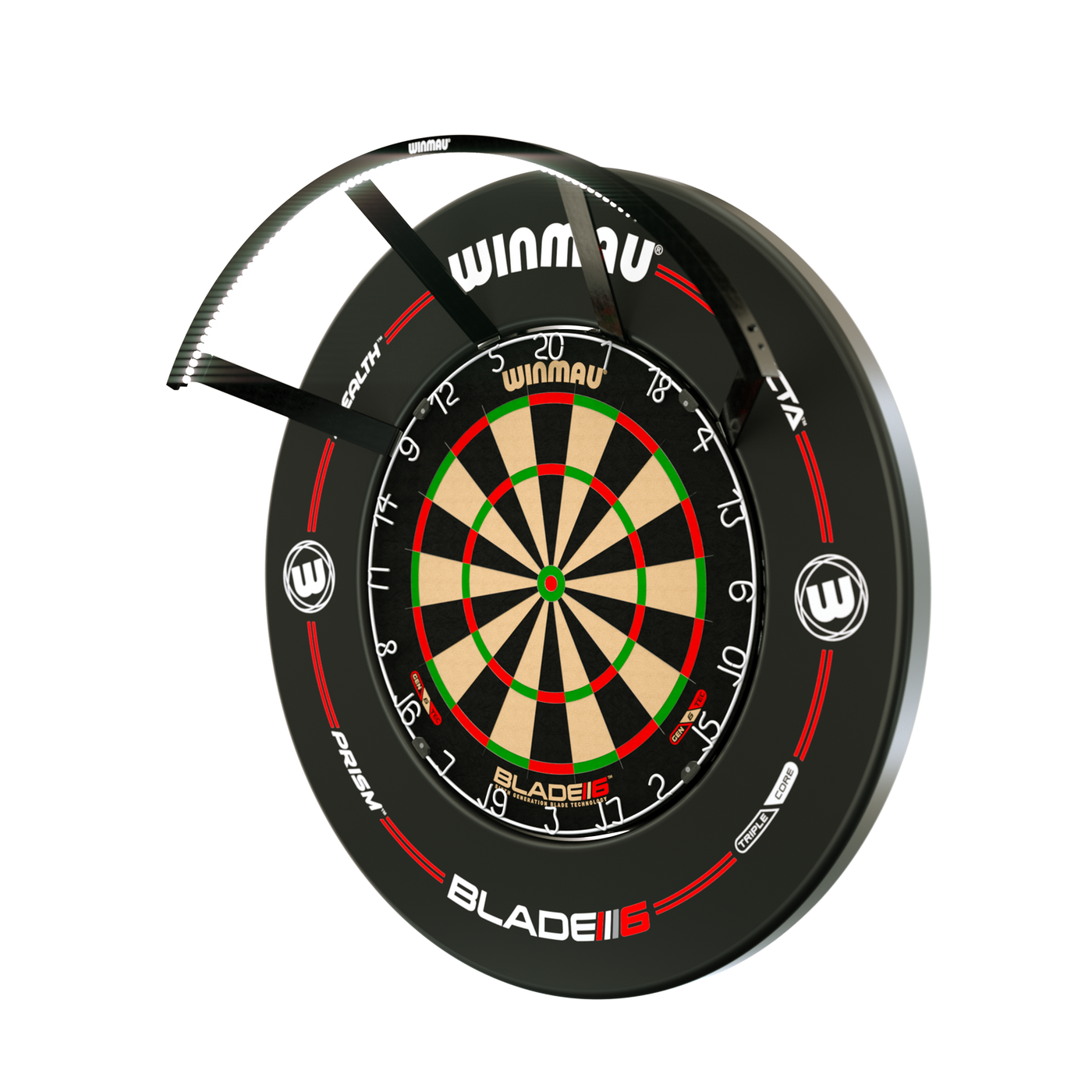 Winmau Blade 6 + Winmau Polaris + Winmau Pro-Line Surround Bundle - Diana de dardos Set