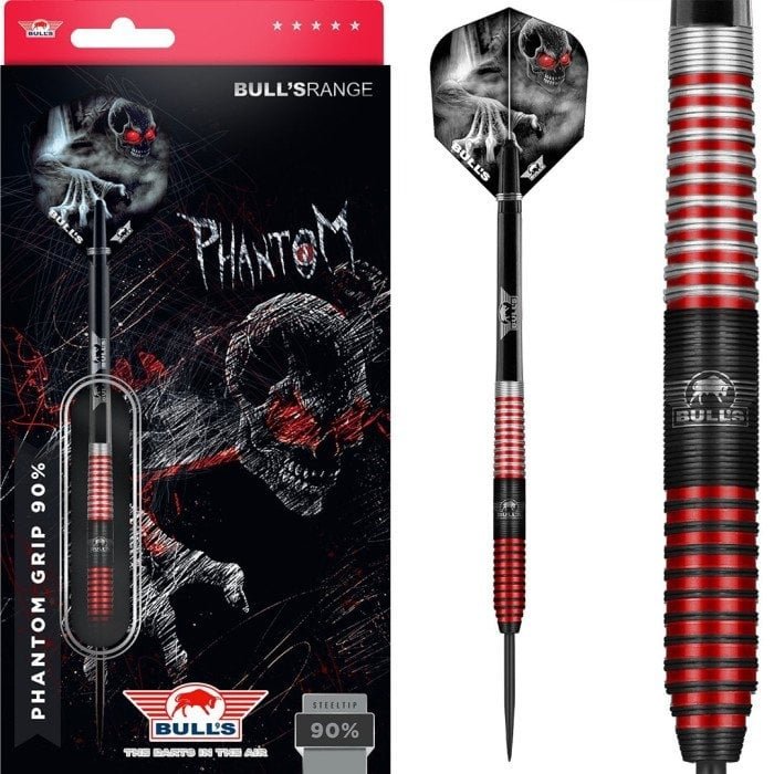 Bull's Phantom Grip Red 90% Darts