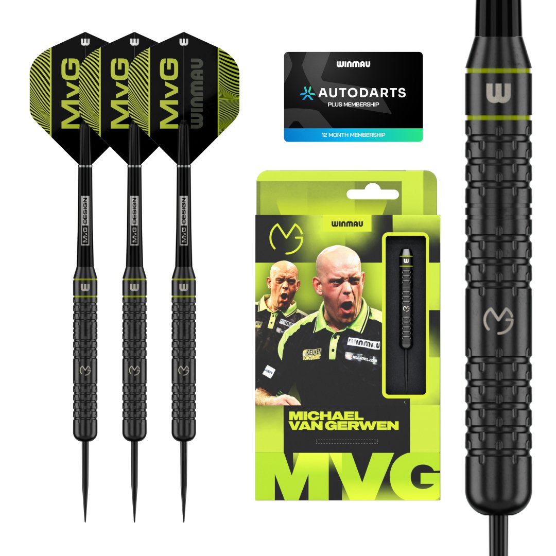 Winmau Michael van Gerwen MVG Core Brass - Fléchettes pointe Acier