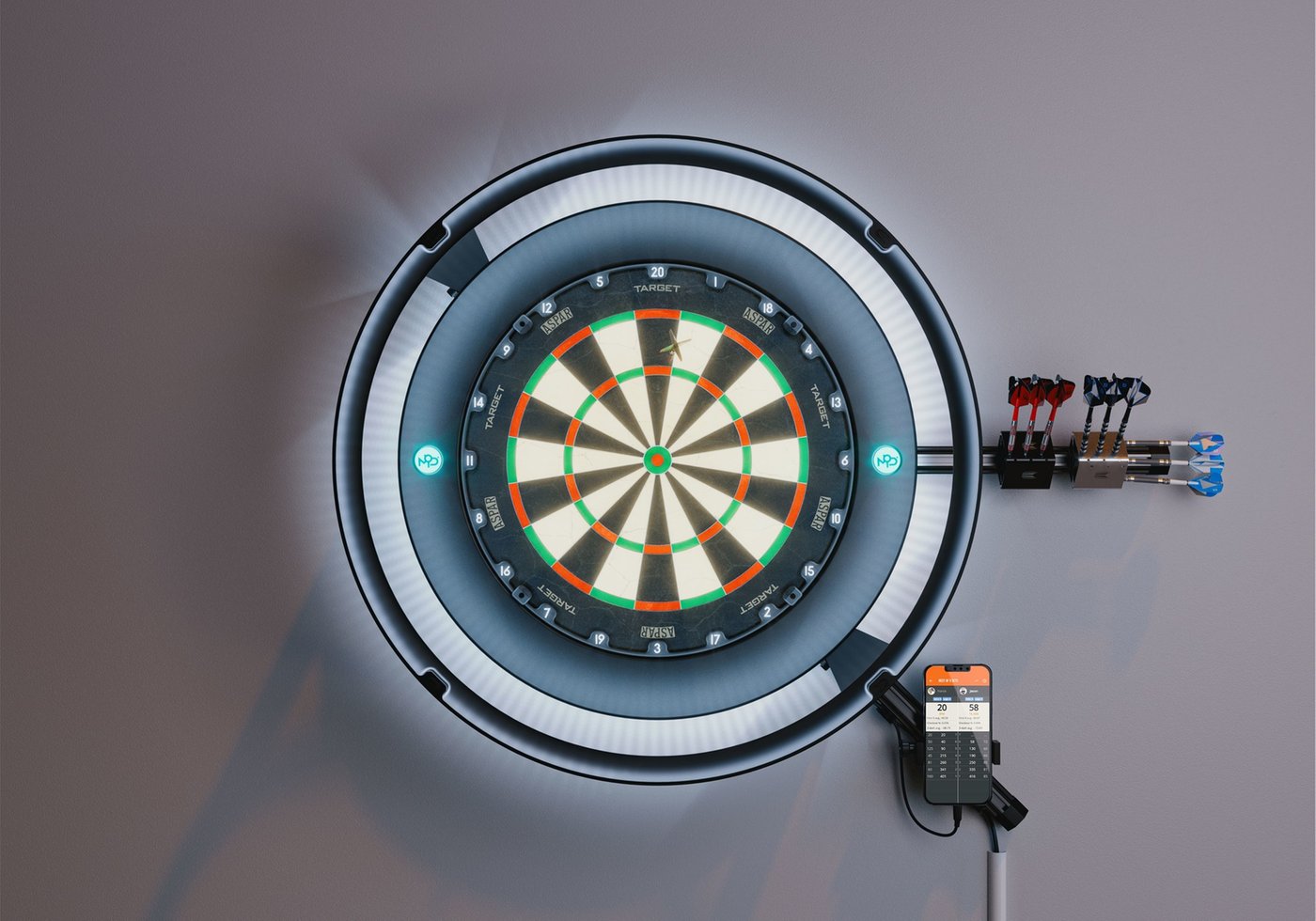 Target MOD HUB Halo - Dartboard Lighting - Dartshopper.com