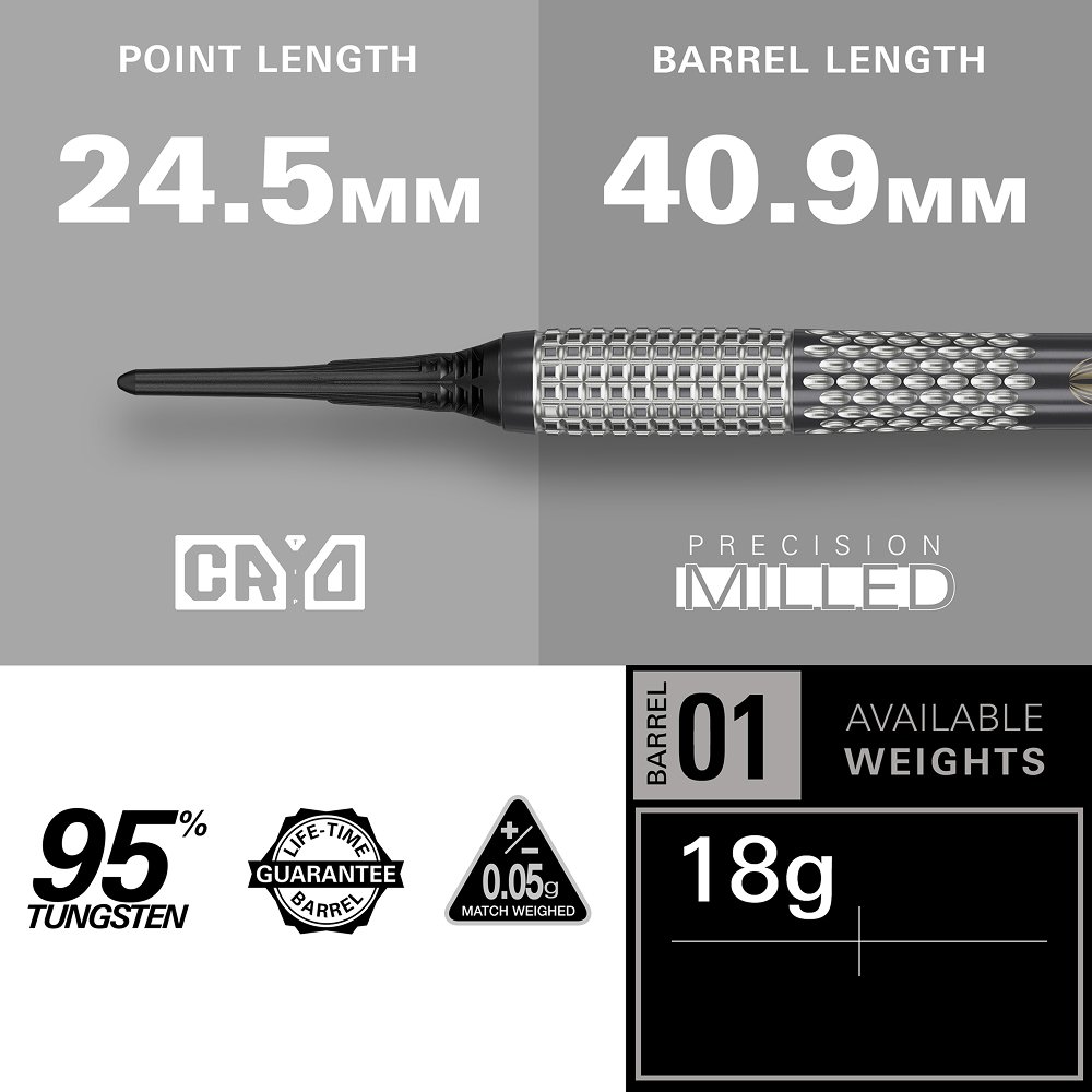 Target Stephen Bunting G5 Void 95% Soft Tip Darts - Dartshopper