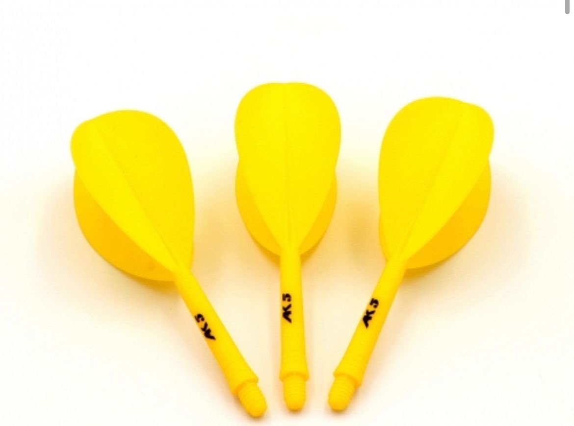 Cuesoul - Tero System AK5 Rost Teardrop - Yellow - Darts Sulat
