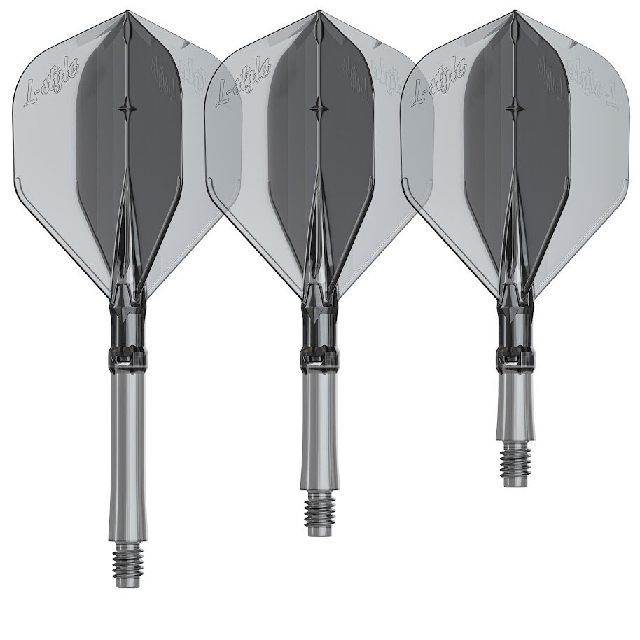 L-Style L-System L1 Clear Black - Dart Flights