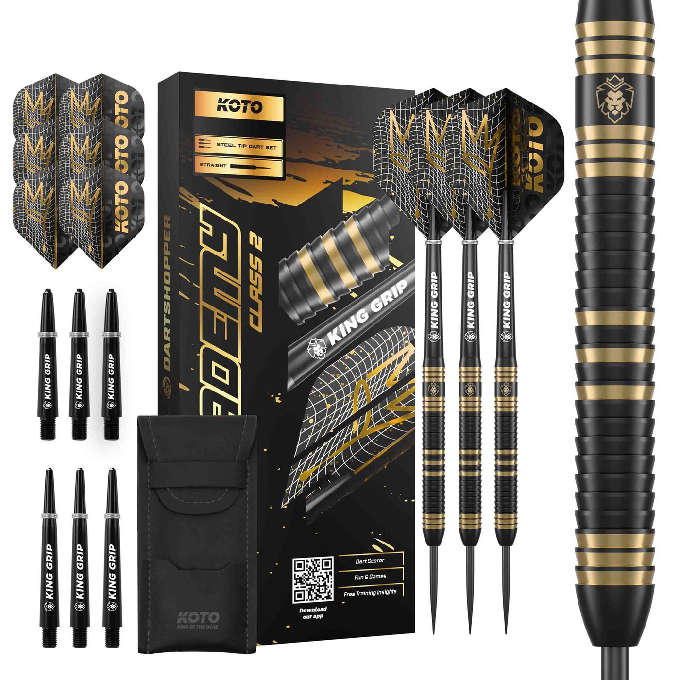 KOTO Academy Class 2 Brass - Šipky Steel