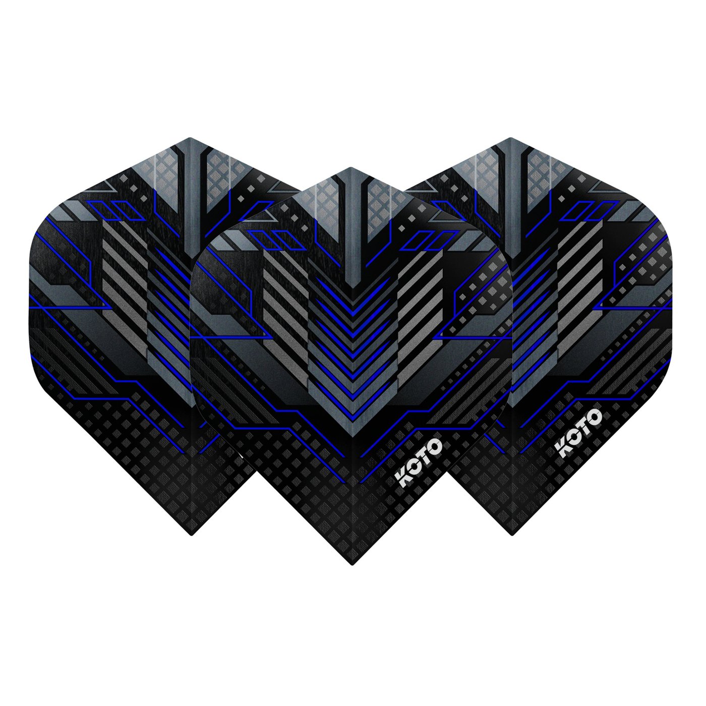KOTO ZIZ-Matrix NO2 Dark Blue Darts Flights