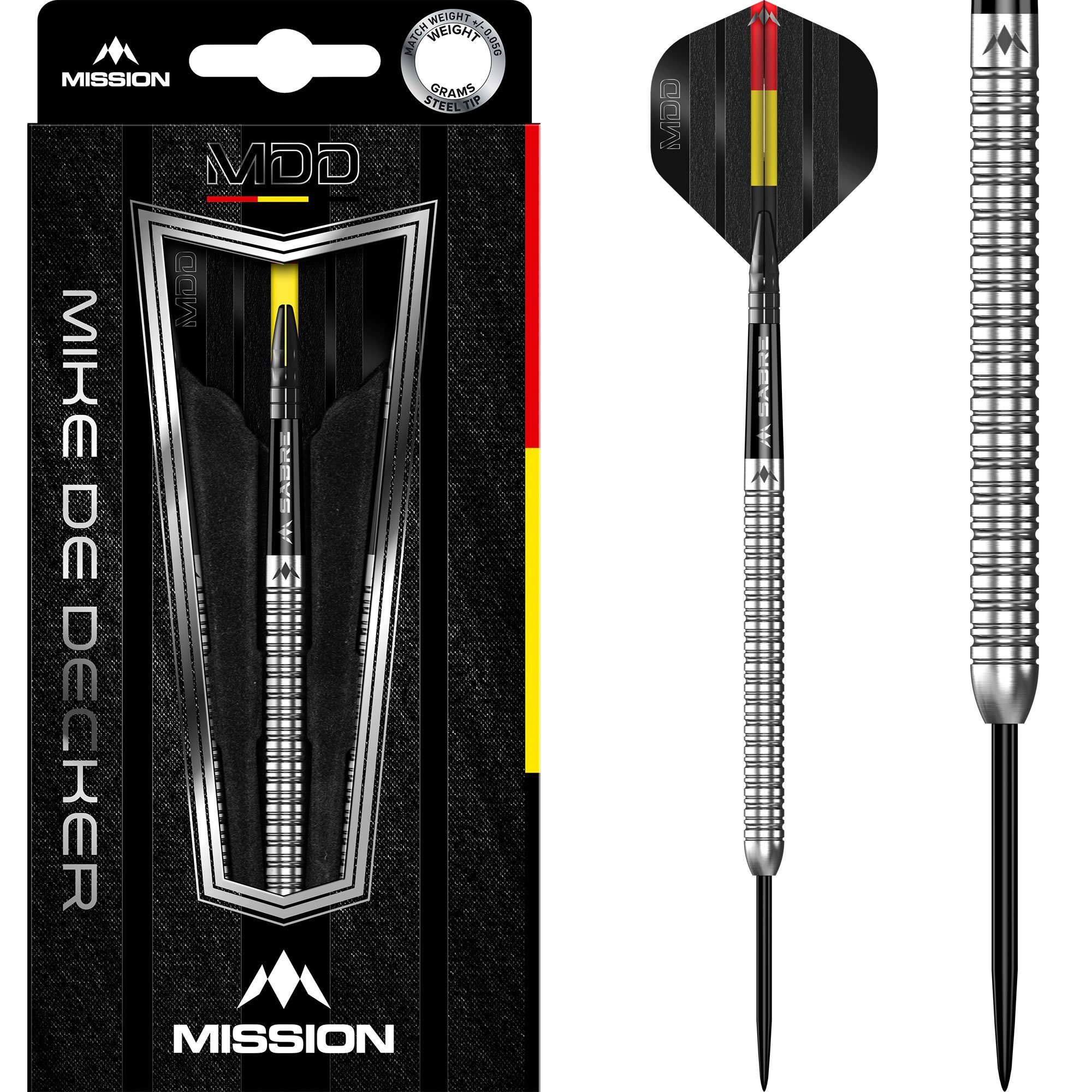 【ダーツ レア】マイク・デ・デッカー 22g ミッション Mission Mike de Decker 95% - Steel Tip Darts - Dartshopper.com