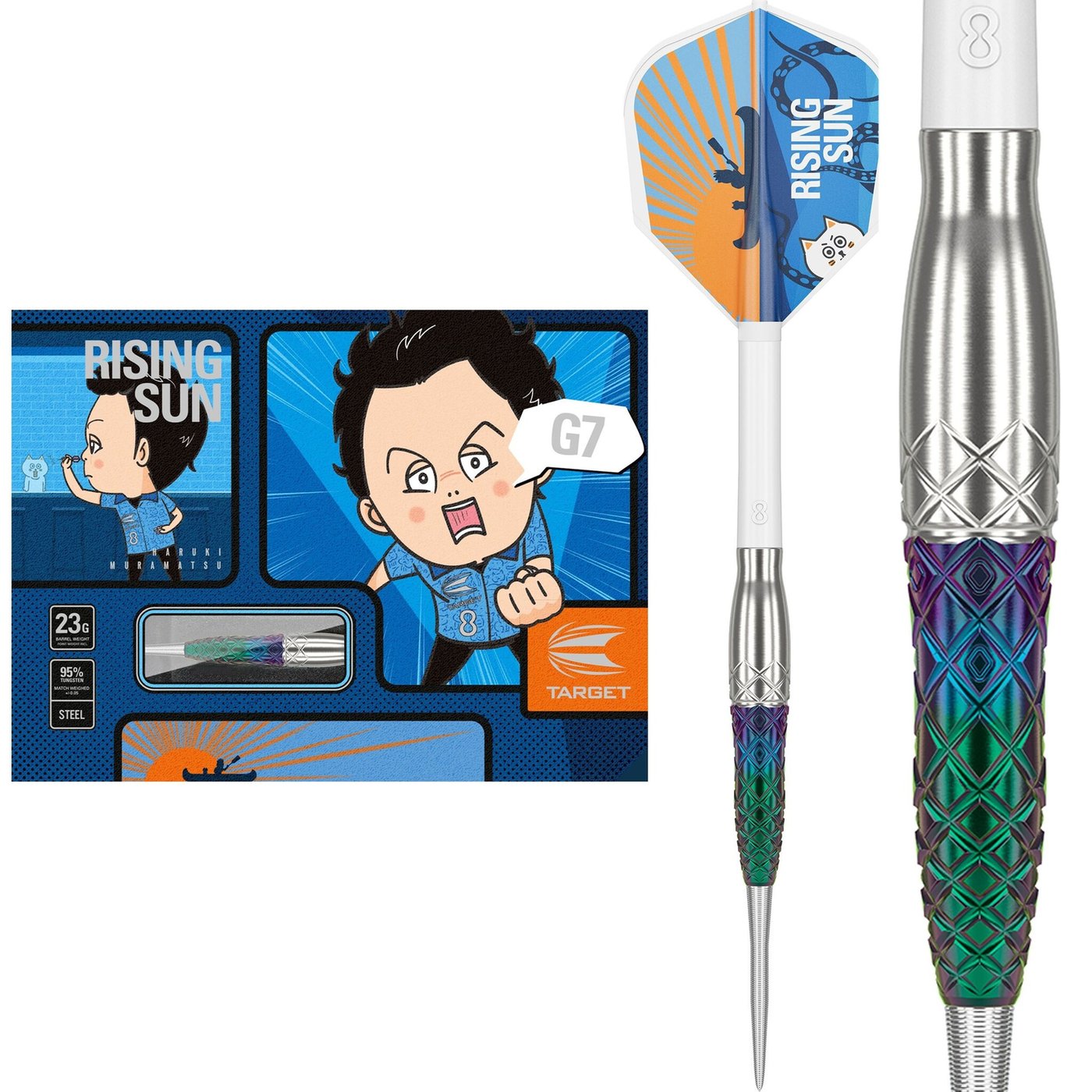 Target Japan Haruki Muramatsu Rising Sun G7 95% Darts