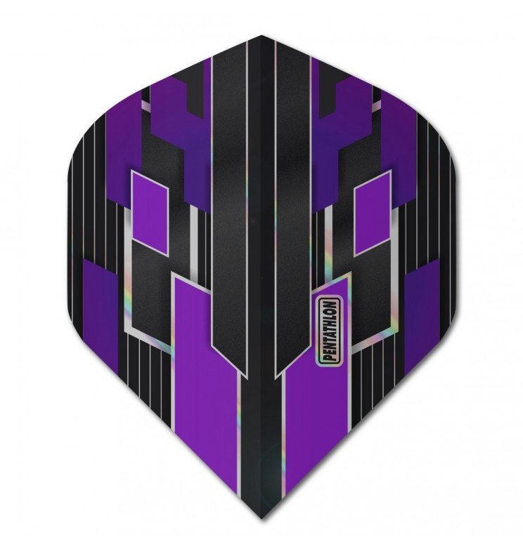 Pentathlon 100 Micron Dart Flights - Slim Clear