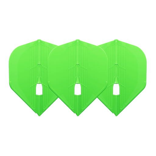 L-Style Champagne Kami L1 Pro Standard Neon Green Darts Flights