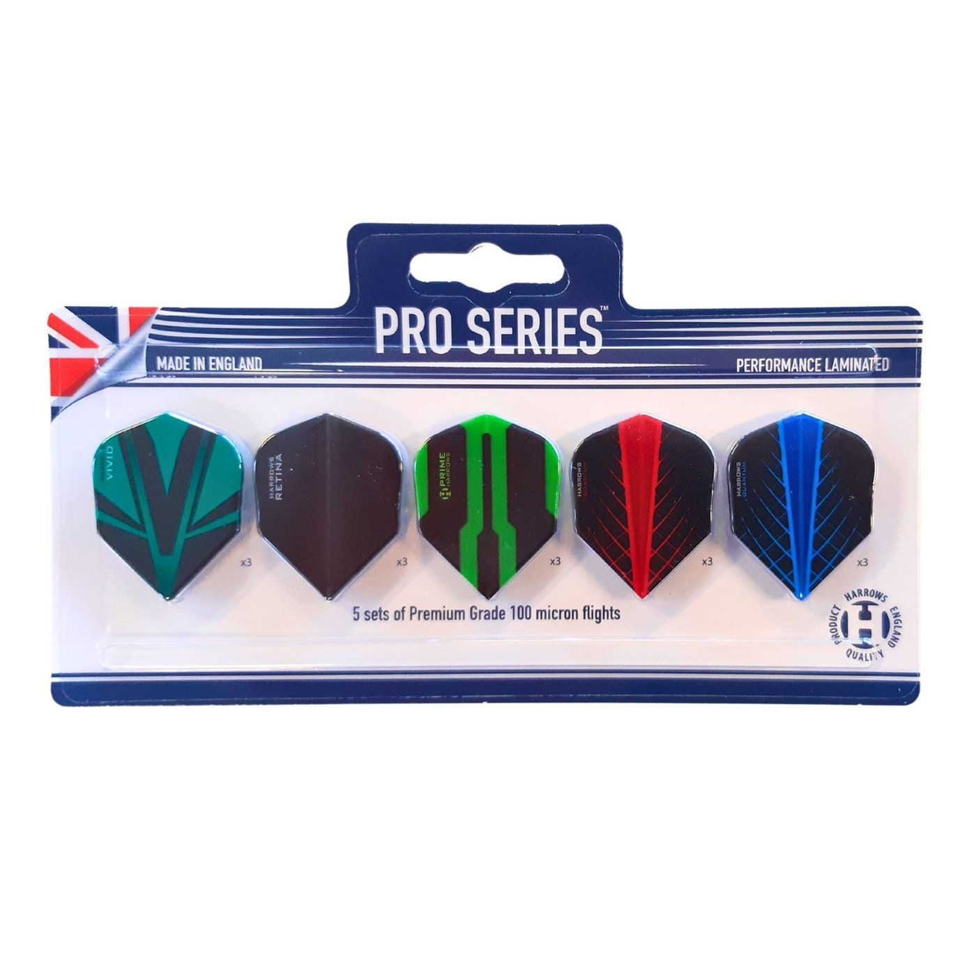 Harrows Pro Series 5 Pack Darts Flights
