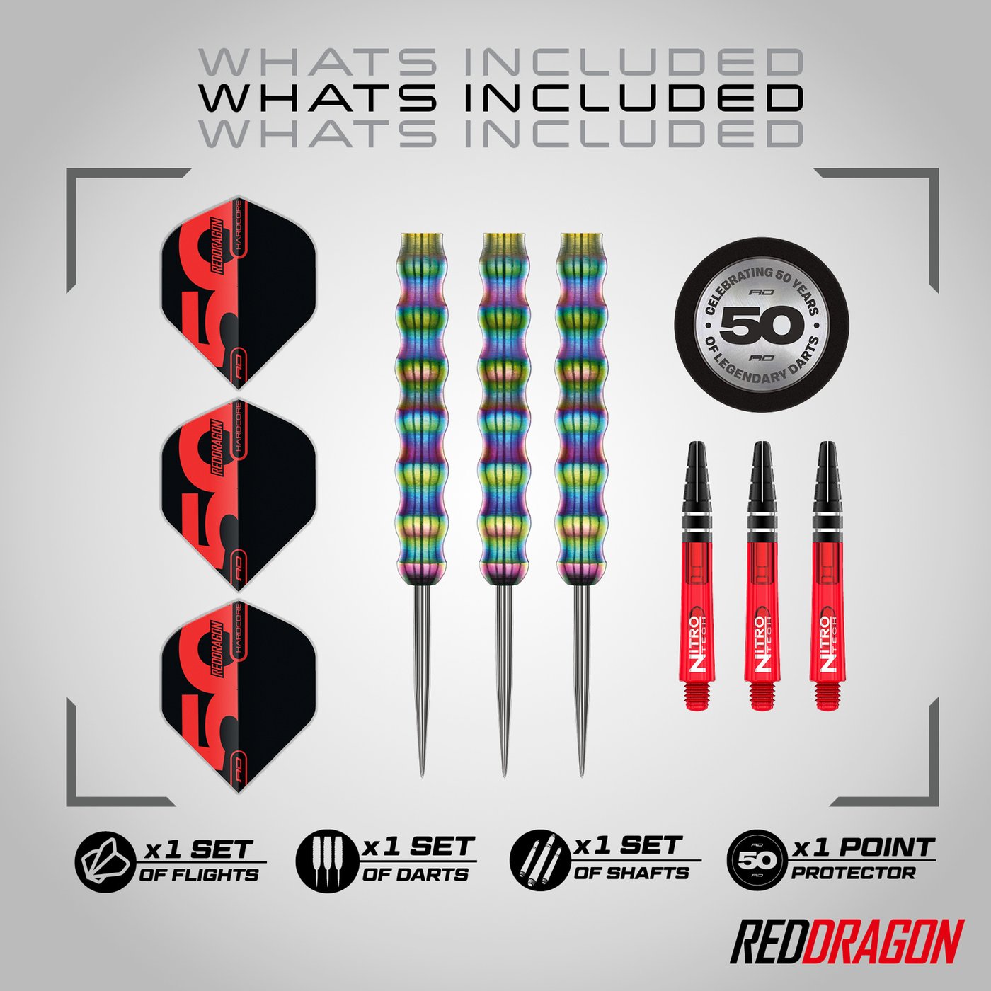 Red Dragon Shockwaves 90% Limited Edition - Steel Tip Darts