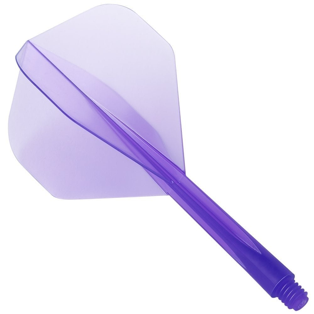 Condor Zero Stress System - Standard Clear Purple - Dartflights
